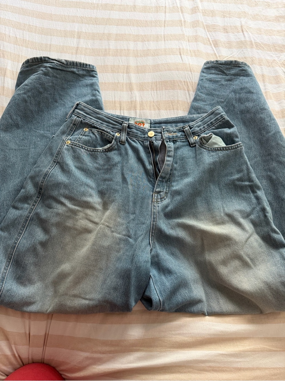 Vintage Light Blue Flare Jeans - Unbranded